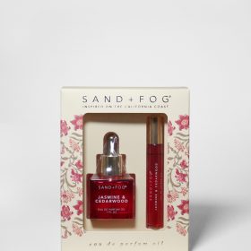 Sand Fog Perfume Oil Rollerball and Perfume Dropper Set - Jasmine & Cedarwood